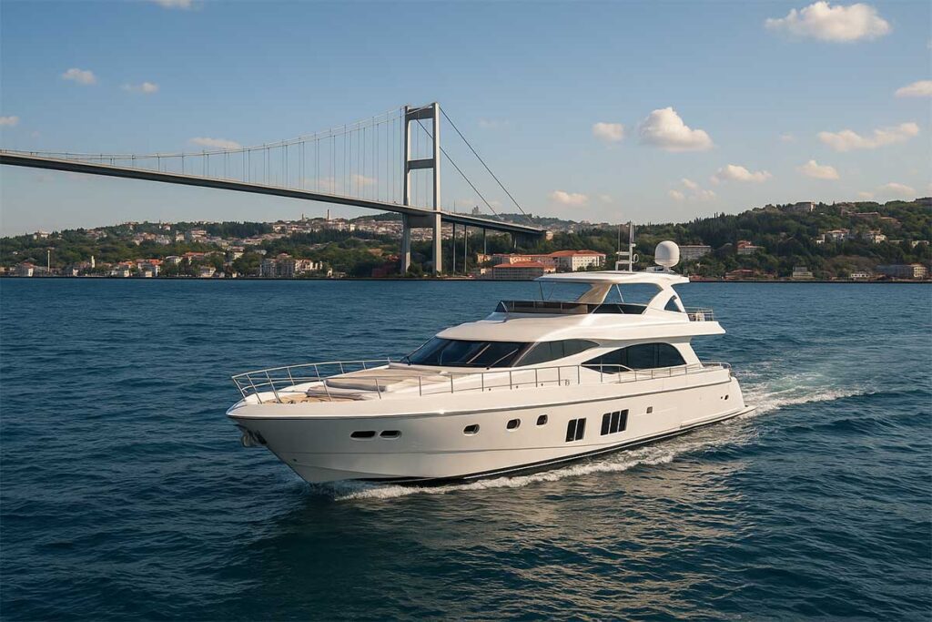 yacht tour in the Bosphorus