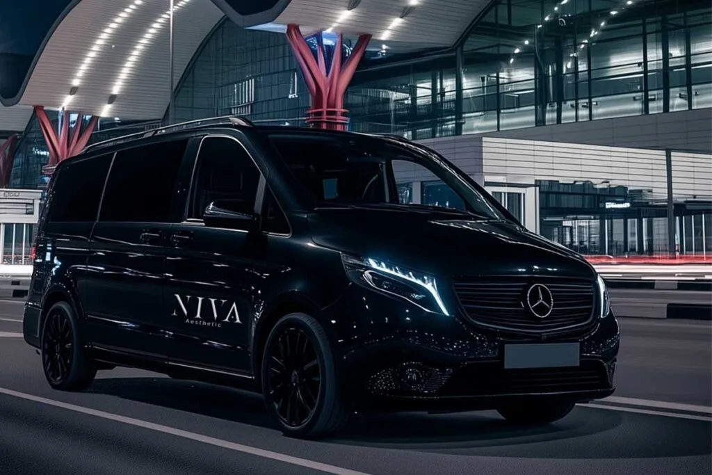 Flight, transfer, and hotel