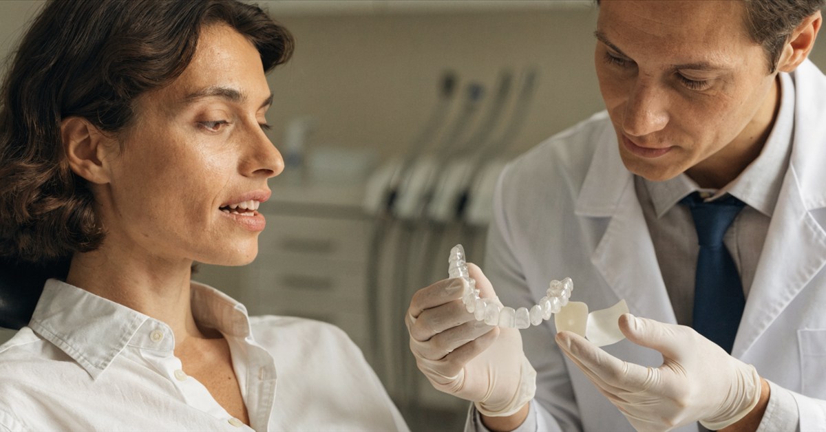 Orthodontic, bonding and veneer options for crooked teeth or gaps without crowns