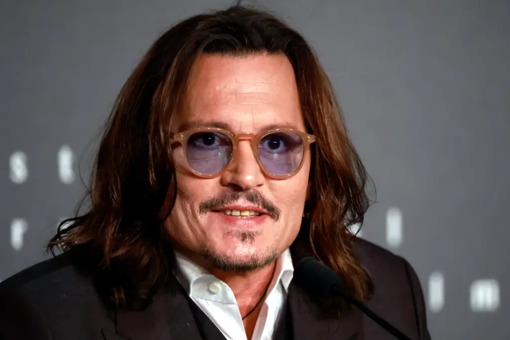 Editorial portrait concept inspired by Johnny Depp's distinctive smile and dental aesthetics