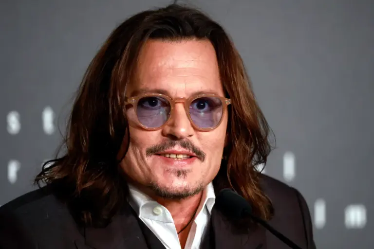 Editorial portrait concept inspired by Johnny Depp's distinctive smile and dental aesthetics