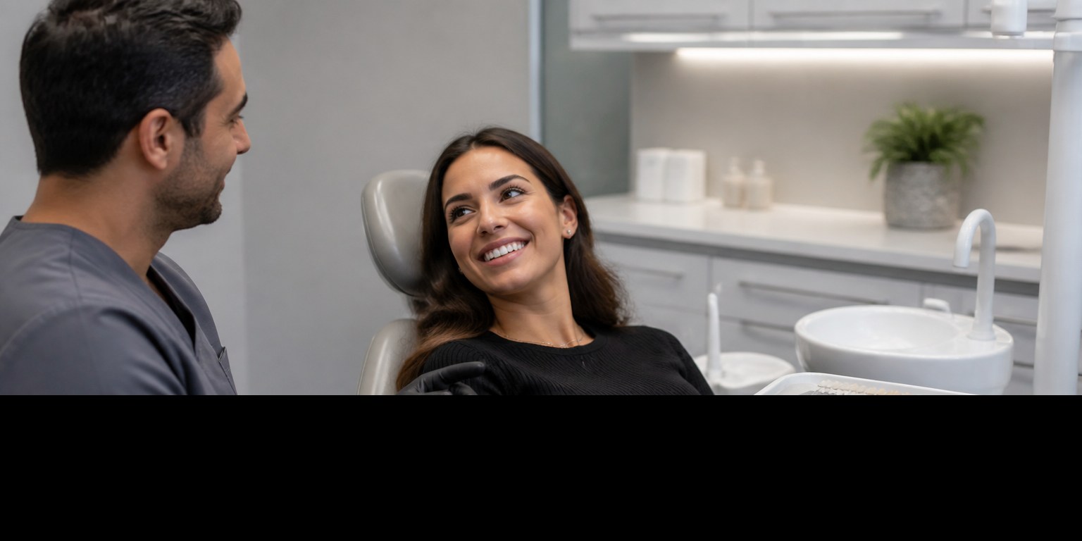 Conservative cosmetic planning for healthy teeth after alignment assessment