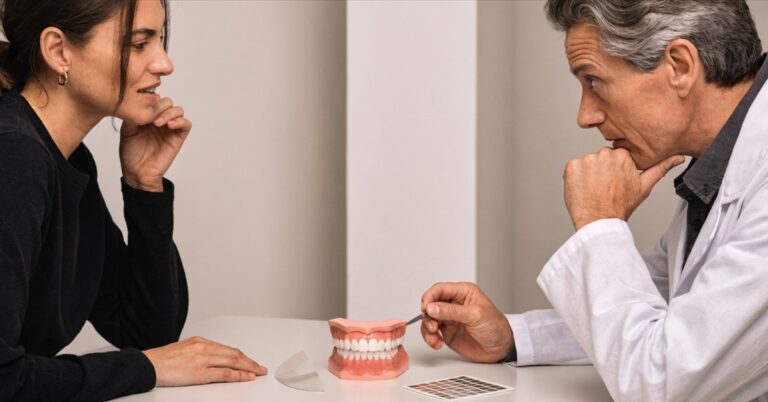 Conservative Hollywood Smile consultation considering no-prep and minimal-prep treatment options