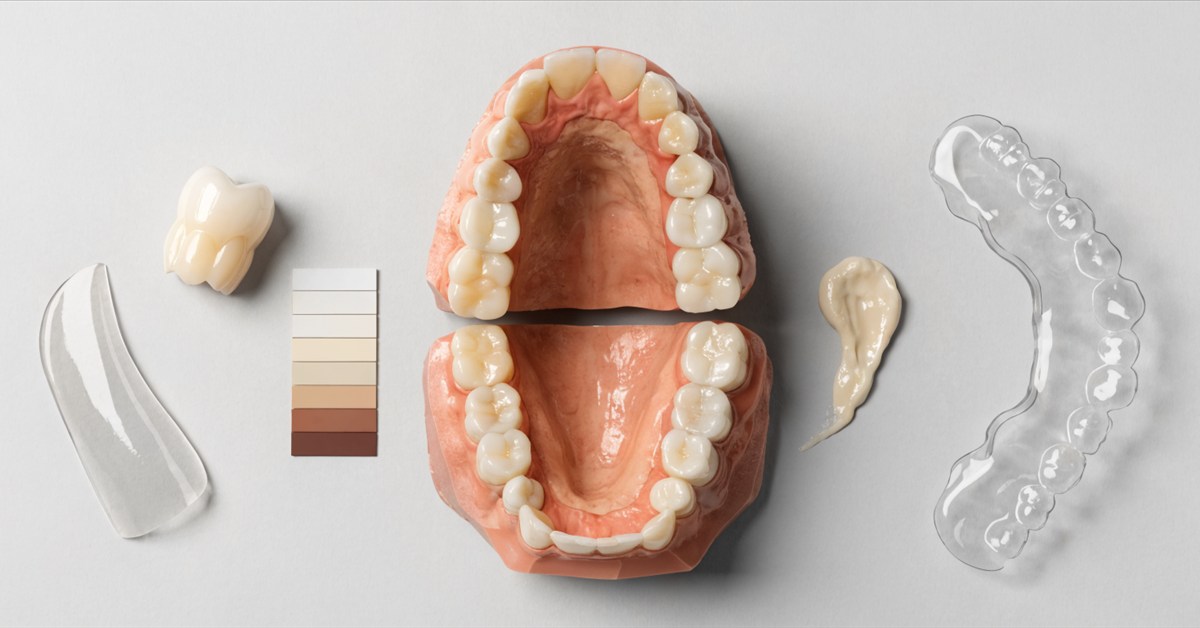 Tooth-by-tooth Hollywood Smile planning using different treatment options only where needed