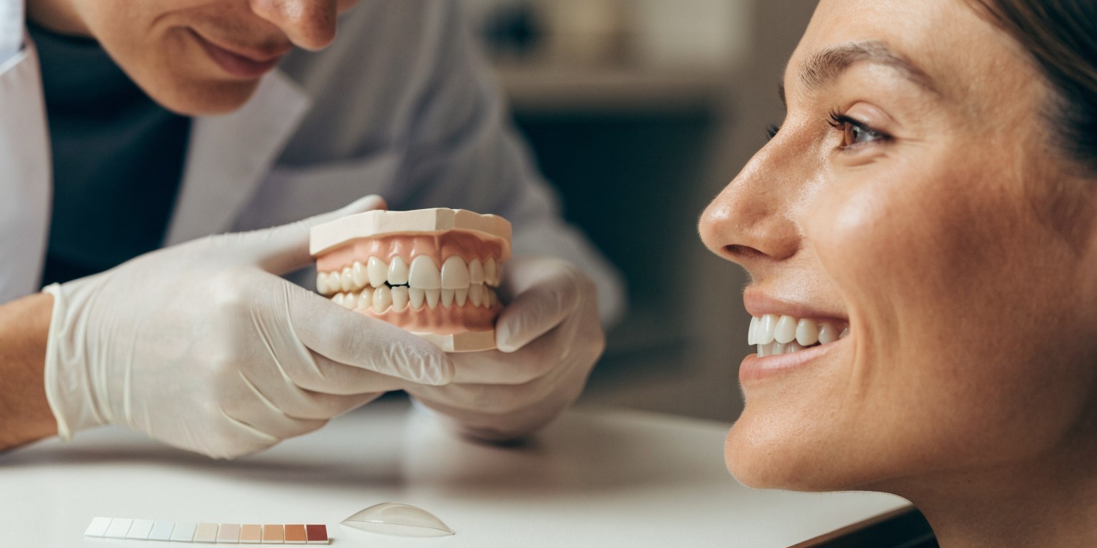 Healthy visible teeth preserved while selected teeth are considered for veneers